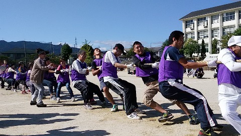 第20回学区運動会綱引き